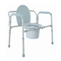 11117N-2 Oversized 3-in-1 Commode