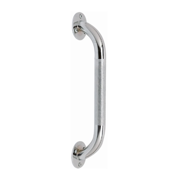 Chrome, Knurled Grab Bars Medical Supply Store, Home Health Care