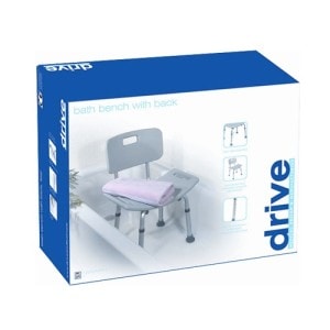 12202 Deluxe Aluminum Bath Bench package