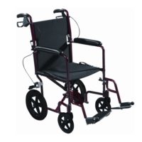 MDEXP17BL Aluminum Loop Brake Transport Chairs