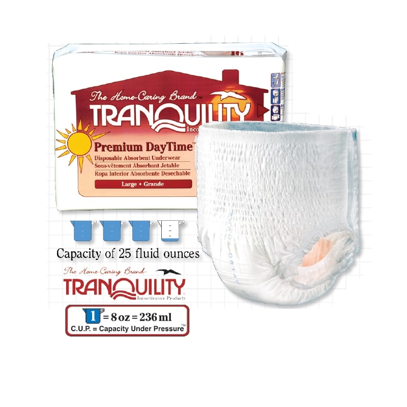 Tranquility Premium DayTime Disposable Absorbent Underwear - Tranquility  Products