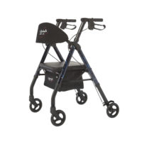 ROYAL UNIVERSAL - ALUMINUM 4 WHEEL ROLLATOR WITH UNIVERSAL HEIGHT ADJUSTMENT