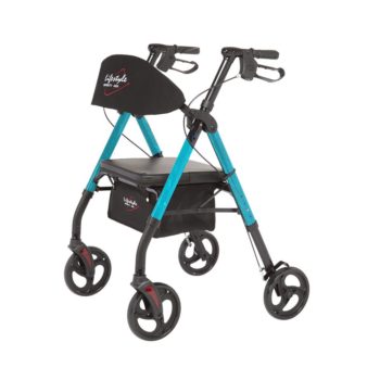 ROYAL DELUXE UNIVERSAL - ALUMINUM 4 WHEEL ROLLATOR WITH UNIVERSAL HEIGHT ADJUSTMENT